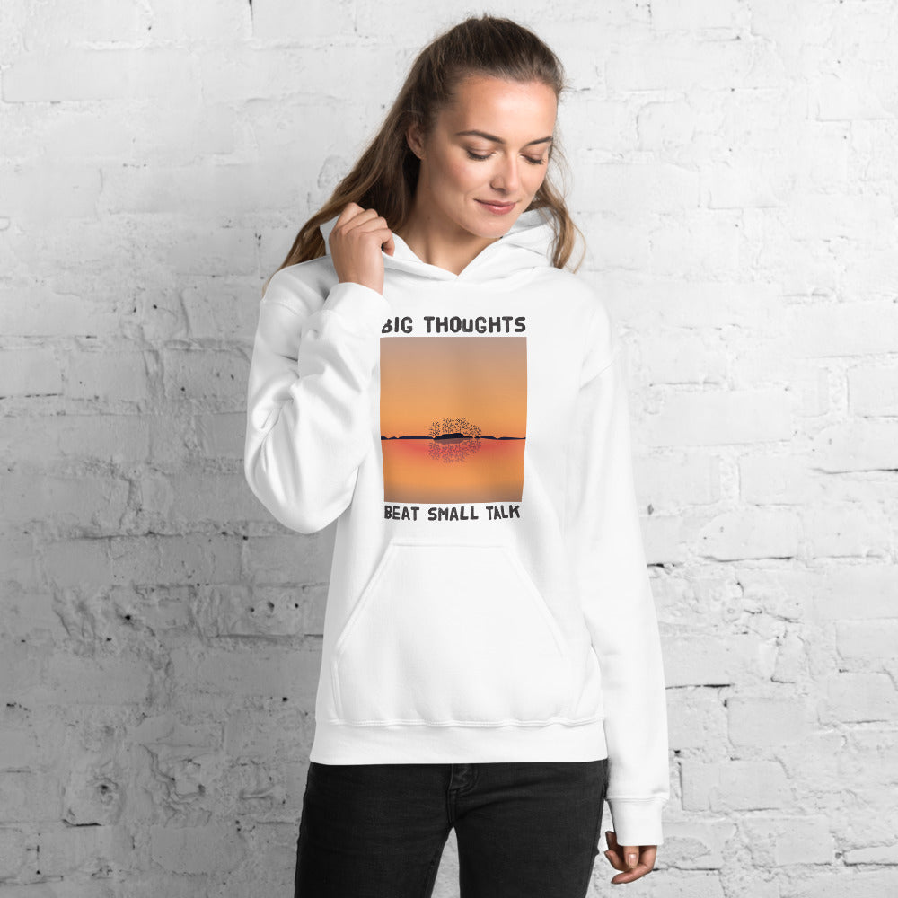 Big Thoughts Beat Small Talk Finnish Hoodie - Finnish hoodie from Very Finnish Problems