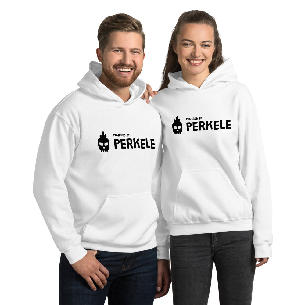 Powered by Perkele Finnish Language Hoodie - Finnish hoodie from Very Finnish Problems