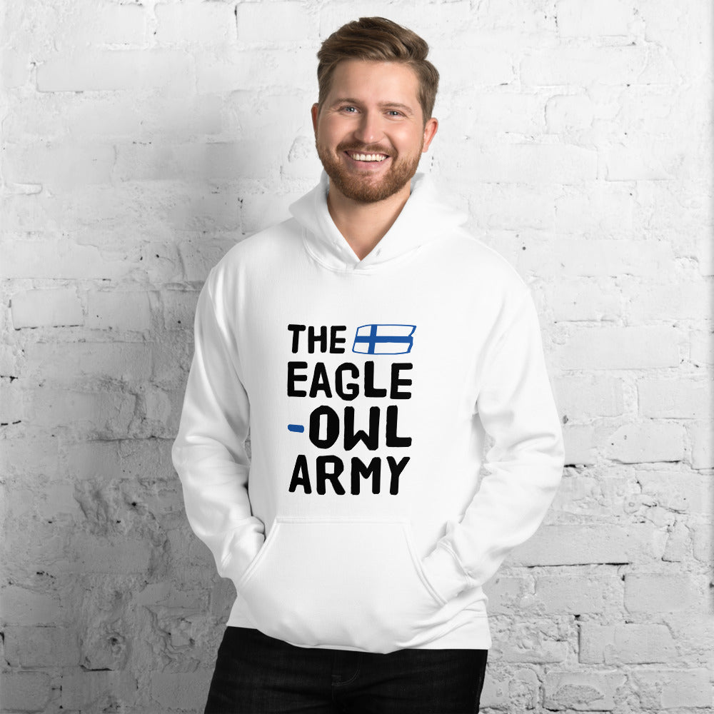 The eagle-owl army Finnish Sports Hoodie - Finnish hoodie from Very Finnish Problems