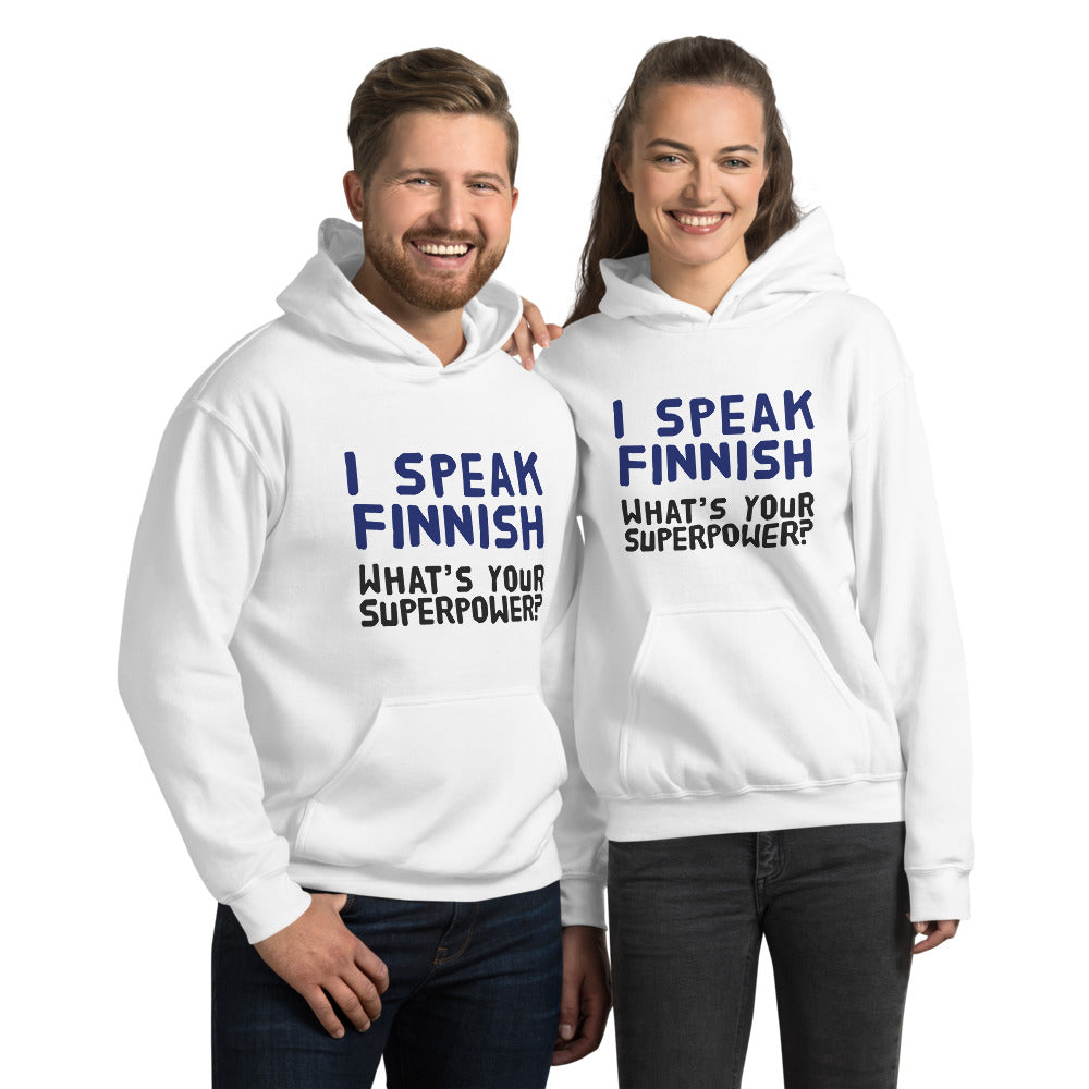 What's your superpower? Finnish Language Hoodie - Finnish hoodie from Very Finnish Problems