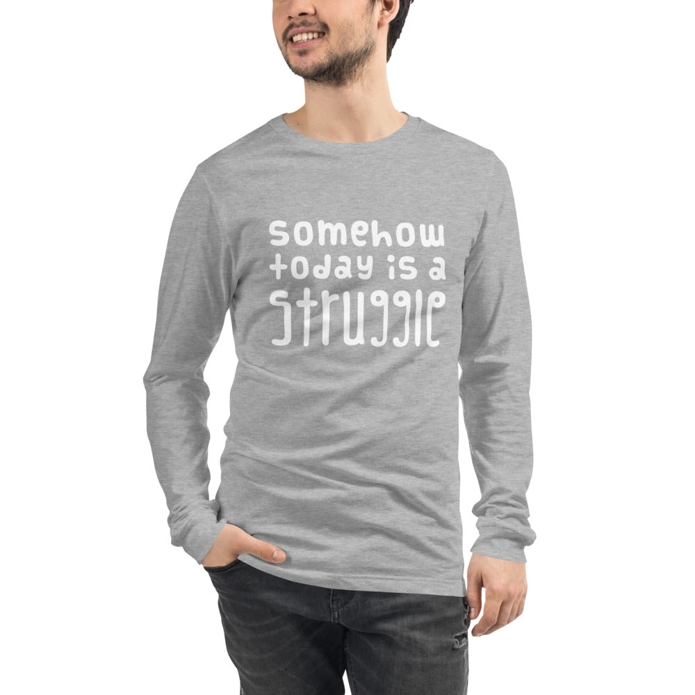 Today is a struggle Finnish Long Sleeve Tee - alternate view - Very Finnish Problems