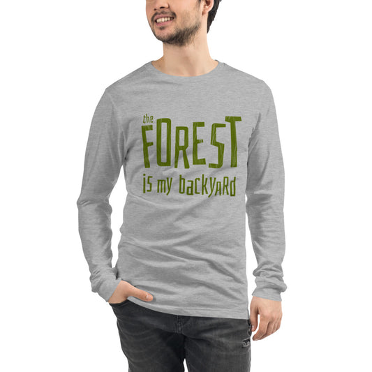 Forest is my backyard Finnish Long Sleeve Tee - Very Finnish Problems official long sleeve tee