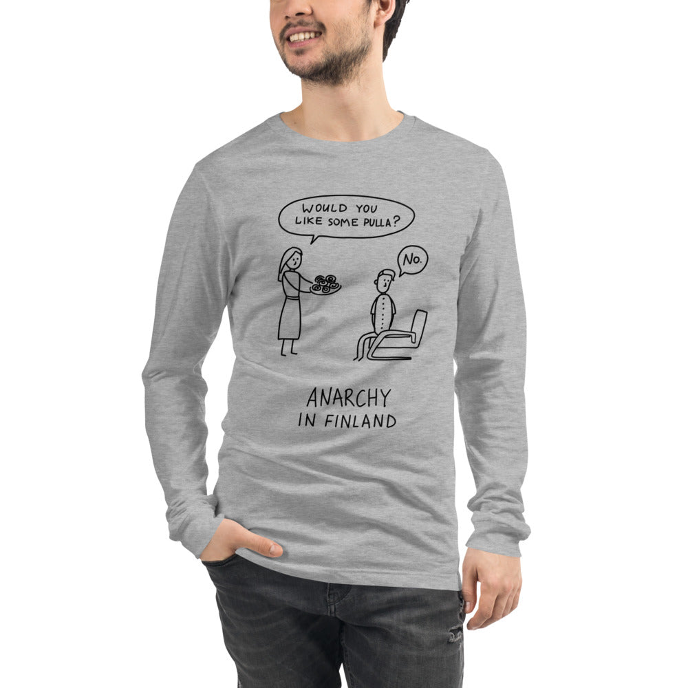 Anarchy in Finland Finnish Food Long Sleeve Tee - Finnish long sleeve tee from Very Finnish Problems