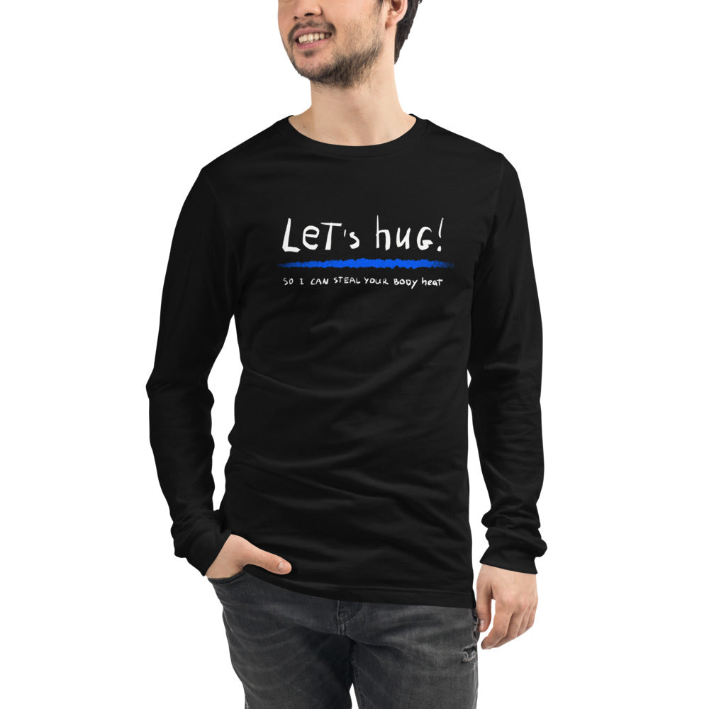 Let's hug! Finnish Nature Long Sleeve Tee - Very Finnish Problems official long sleeve tee