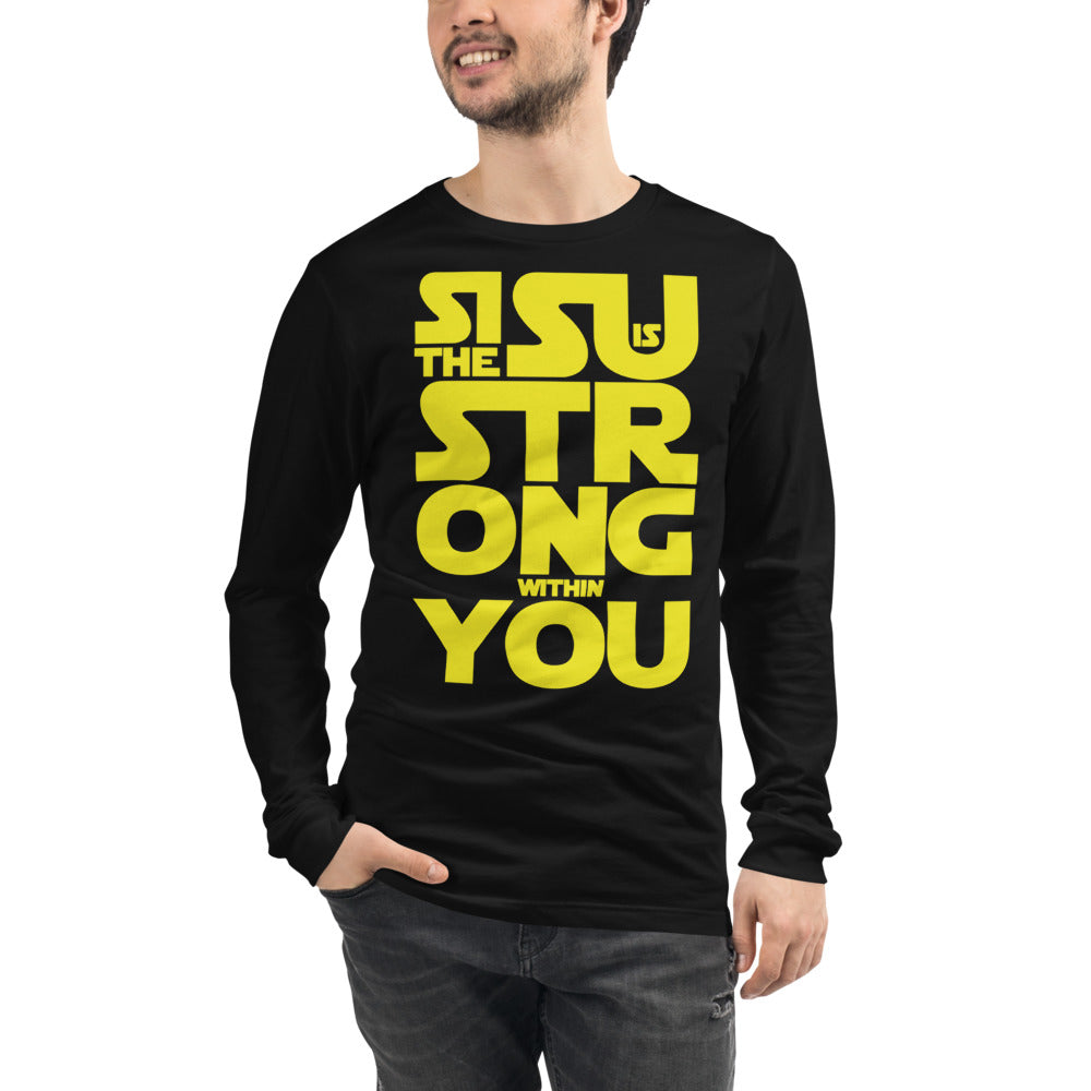 Sisu is strong within you Finnish Long Sleeve Tee - Very Finnish Problems official long sleeve tee
