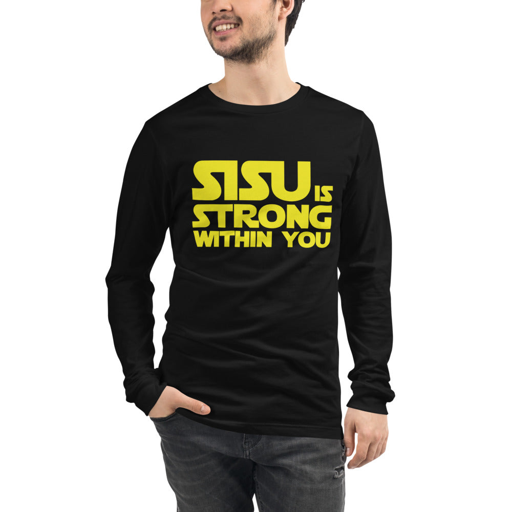 Sisu is strong 2 Finnish Culture Long Sleeve Tee - Very Finnish Problems official long sleeve tee