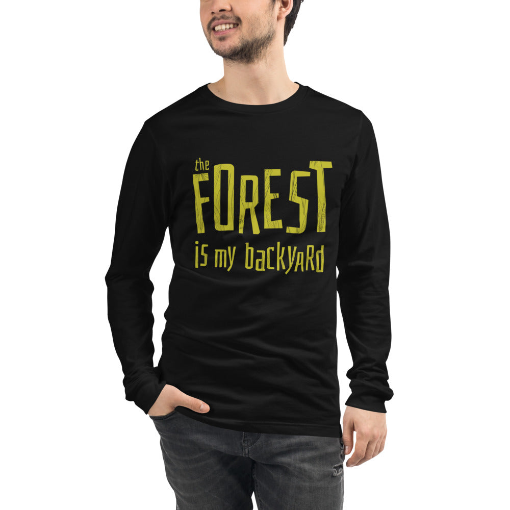 Forest is my backyard Finnish Long Sleeve Tee - Finnish long sleeve tee from Very Finnish Problems
