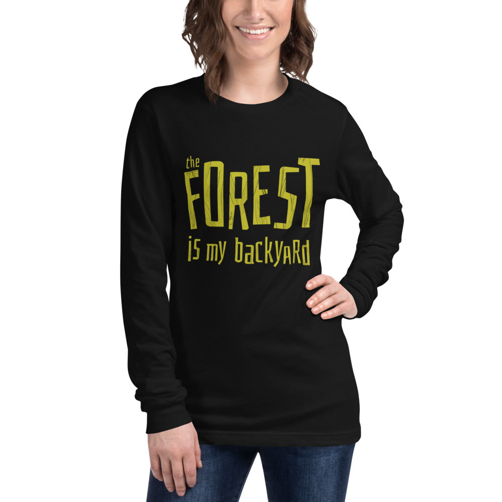 Forest is my backyard Finnish Long Sleeve Tee - Finnish long sleeve tee from Very Finnish Problems