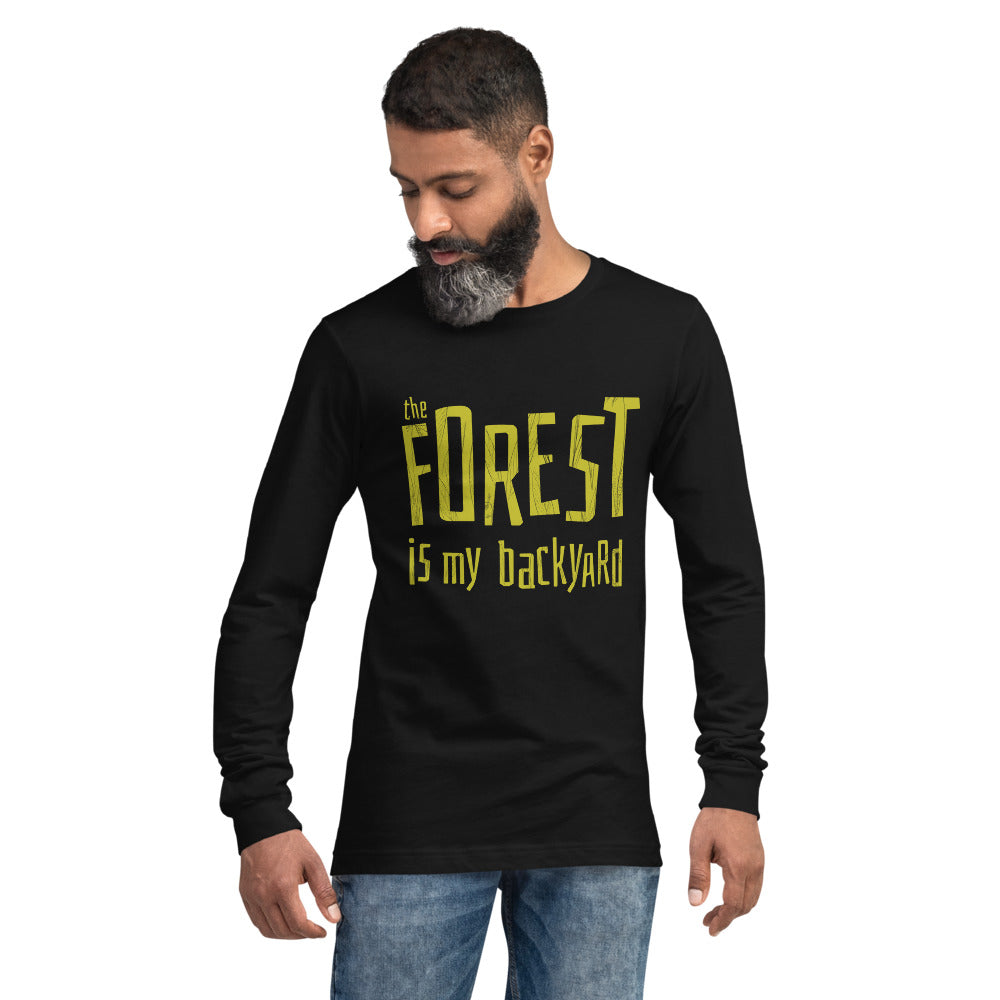 Forest is my backyard Finnish Long Sleeve Tee - Finnish long sleeve tee from Very Finnish Problems