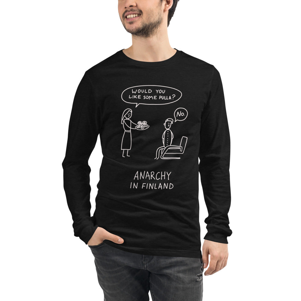 Anarchy in Finland Finnish Food Long Sleeve Tee - Very Finnish Problems official long sleeve tee