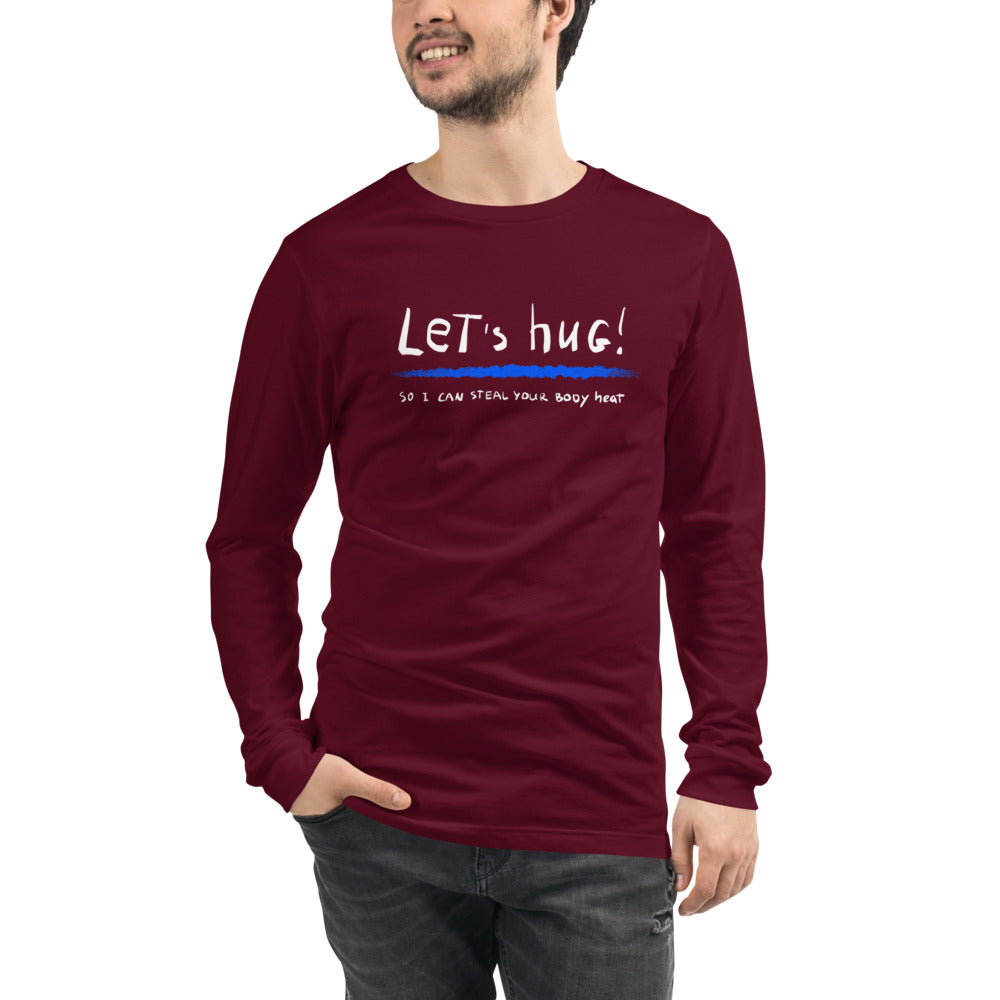 Let's hug! Finnish Nature Long Sleeve Tee - Finnish long sleeve tee from Very Finnish Problems