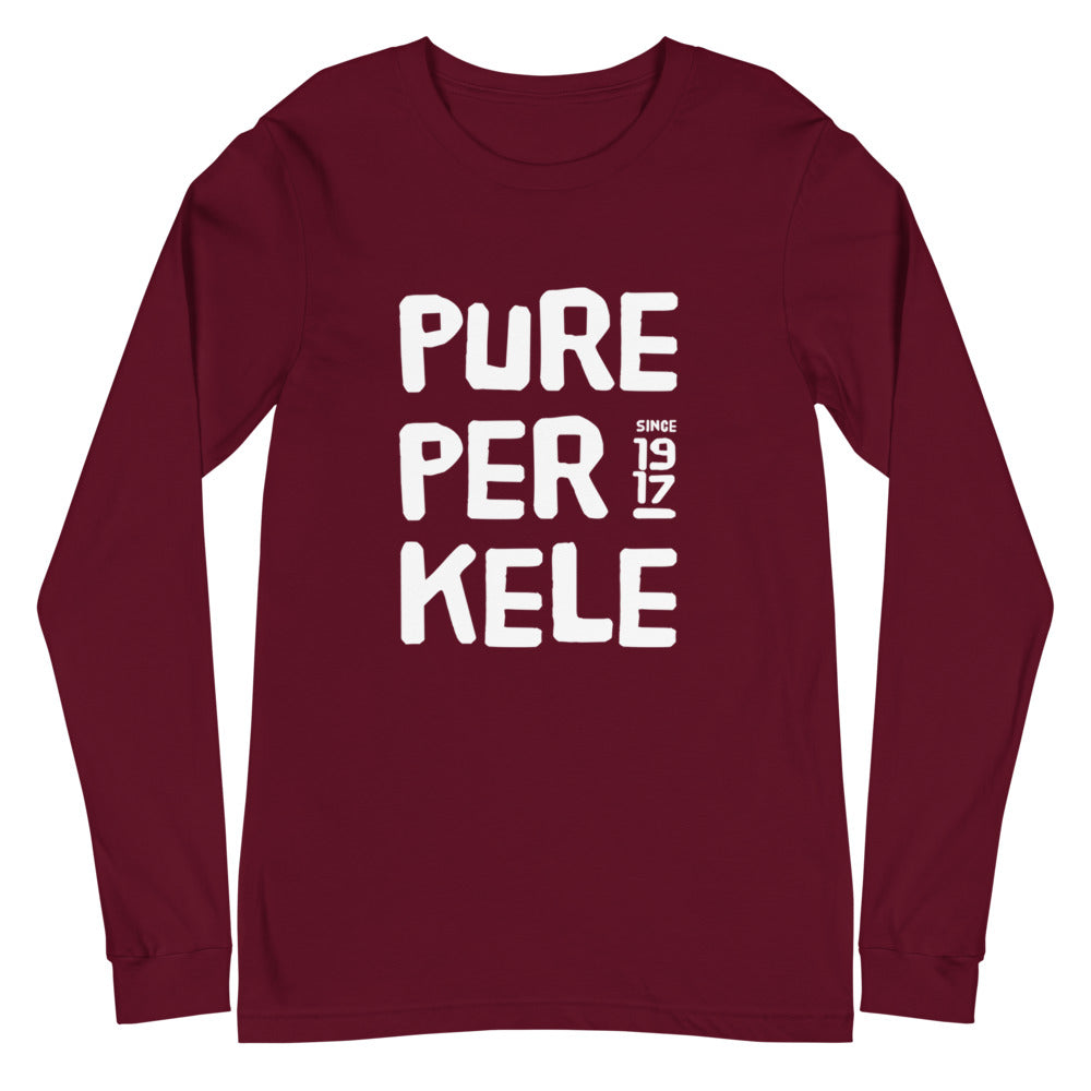 Pure perkele since 1917 Finnish Long Sleeve Tee - Finnish long sleeve tee from Very Finnish Problems