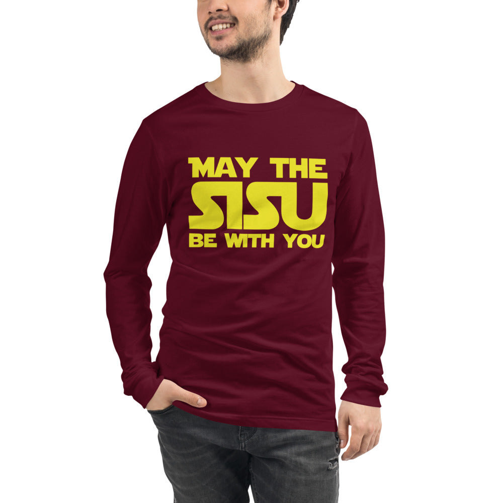 May the sisu... Finnish Culture Long Sleeve Tee - Finnish long sleeve tee from Very Finnish Problems