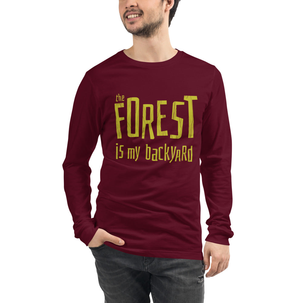 Forest is my backyard Finnish Long Sleeve Tee - Finnish long sleeve tee from Very Finnish Problems