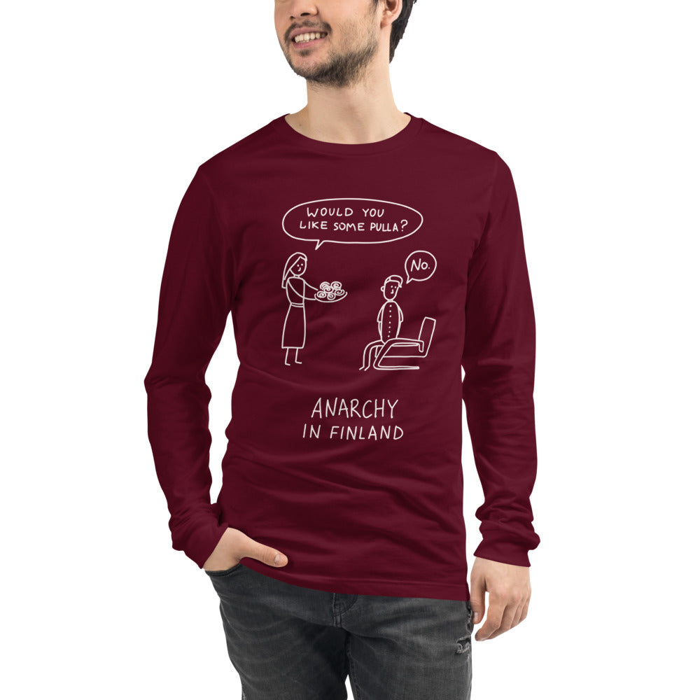 Anarchy in Finland Finnish Food Long Sleeve Tee - Finnish long sleeve tee from Very Finnish Problems