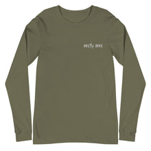 Load image into Gallery viewer, Pretty okay Embroidered Long Sleeve Tee
