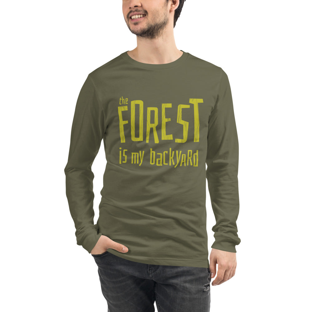 Forest is my backyard Finnish Long Sleeve Tee - Finnish long sleeve tee from Very Finnish Problems