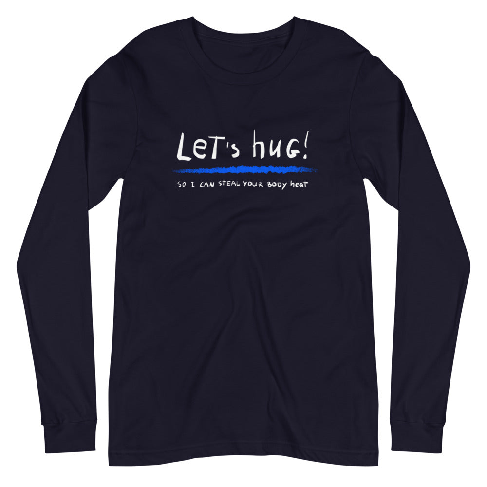 Let's hug! Finnish Nature Long Sleeve Tee - alternate view - Very Finnish Problems