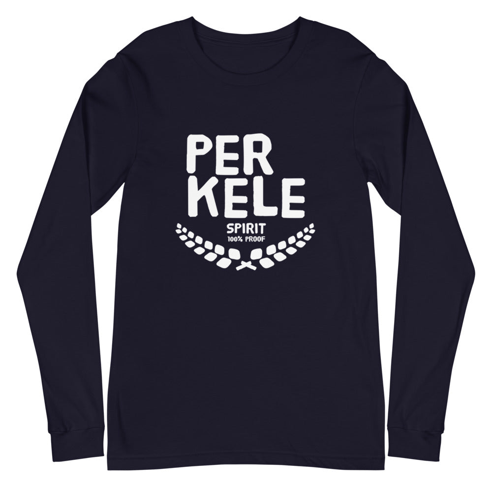Perkele 100% proof Finnish Long Sleeve Tee - Finnish long sleeve tee from Very Finnish Problems