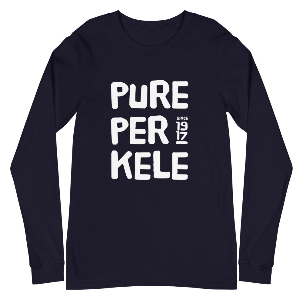 Pure perkele since 1917 Finnish Long Sleeve Tee - Finnish long sleeve tee from Very Finnish Problems