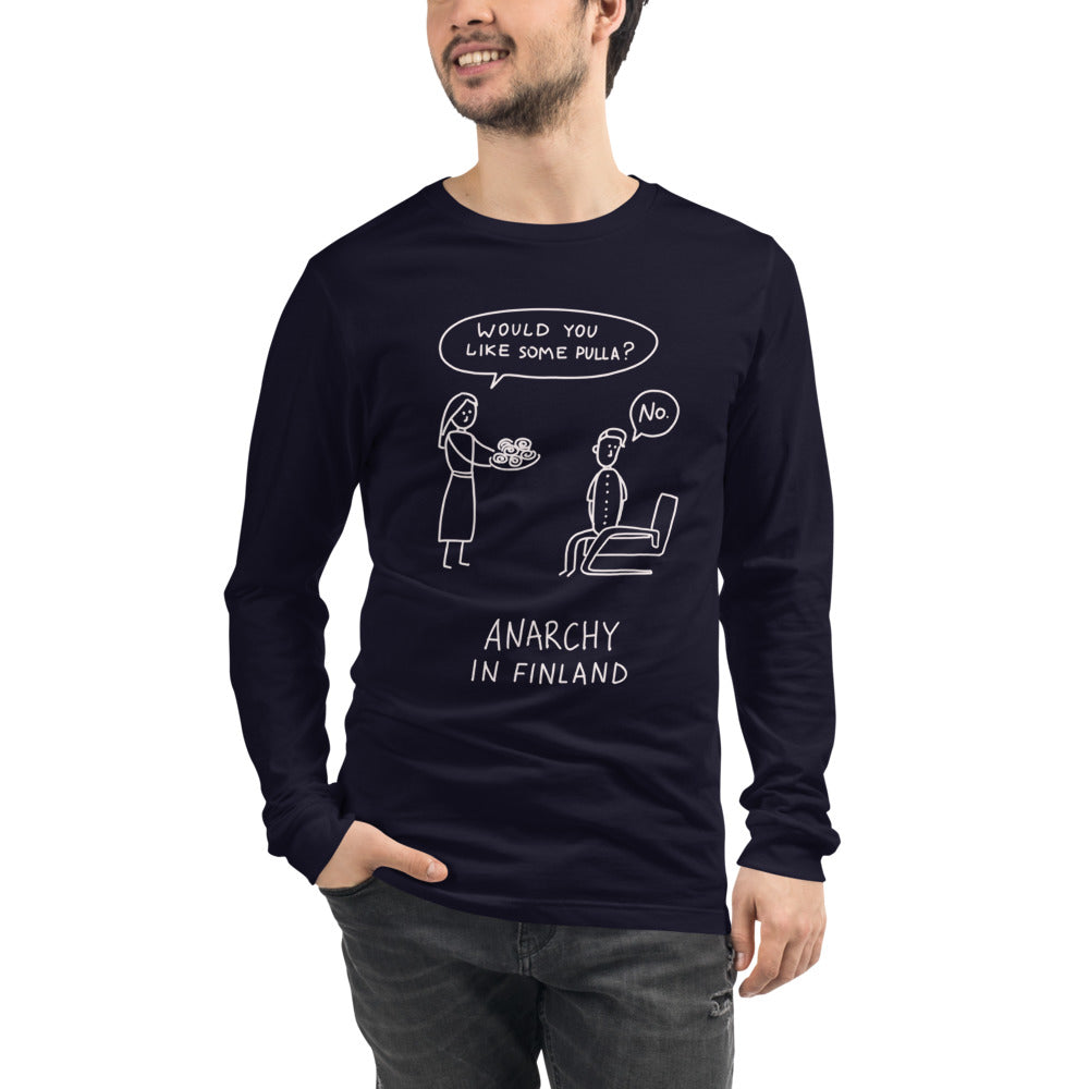 Anarchy in Finland Finnish Food Long Sleeve Tee - Finnish long sleeve tee from Very Finnish Problems