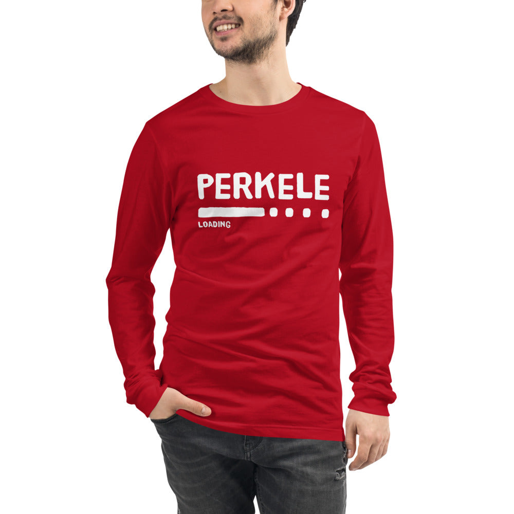 Perkele loading... Finnish Long Sleeve Tee - Finnish long sleeve tee from Very Finnish Problems