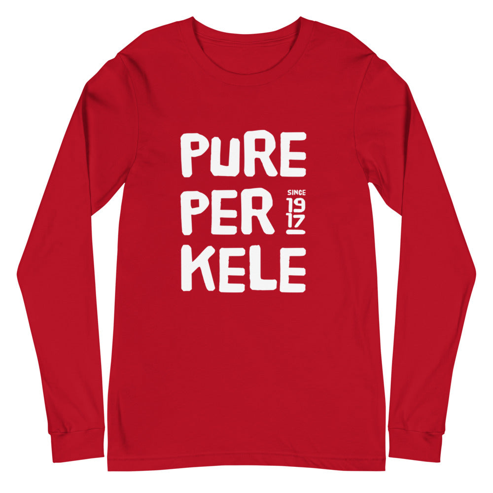 Pure perkele since 1917 Finnish Long Sleeve Tee - Finnish long sleeve tee from Very Finnish Problems