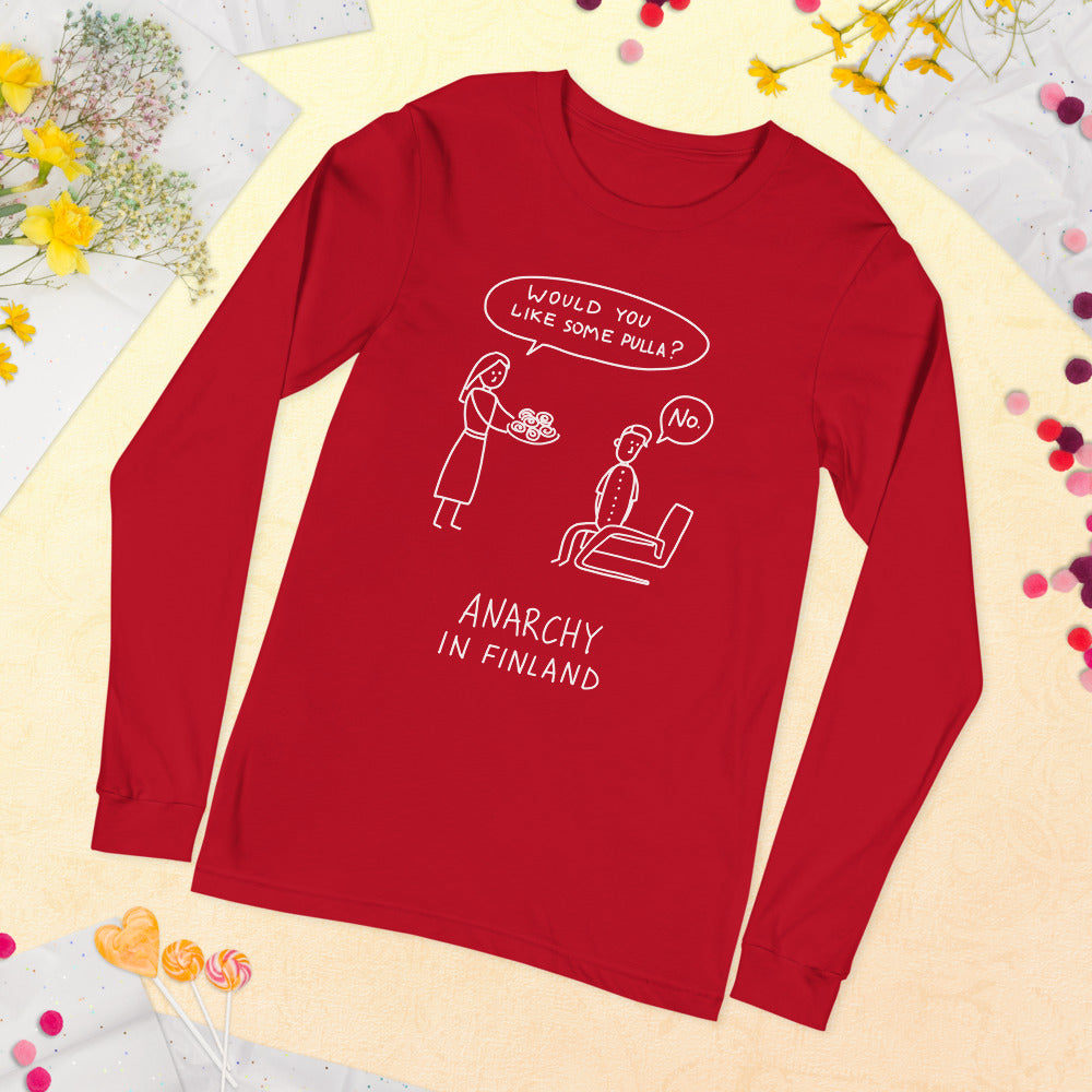 Anarchy in Finland Finnish Food Long Sleeve Tee - alternate view - Very Finnish Problems
