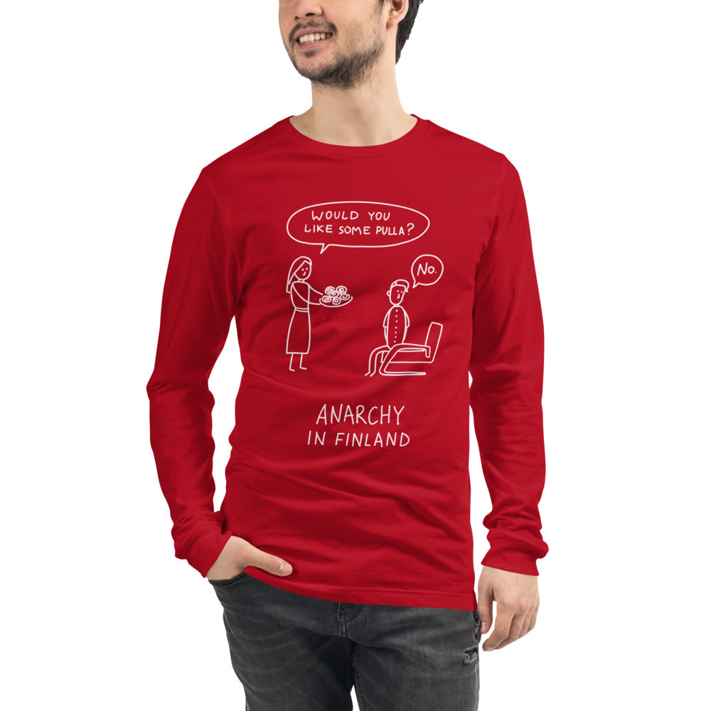 Anarchy in Finland Finnish Food Long Sleeve Tee - Finnish long sleeve tee from Very Finnish Problems