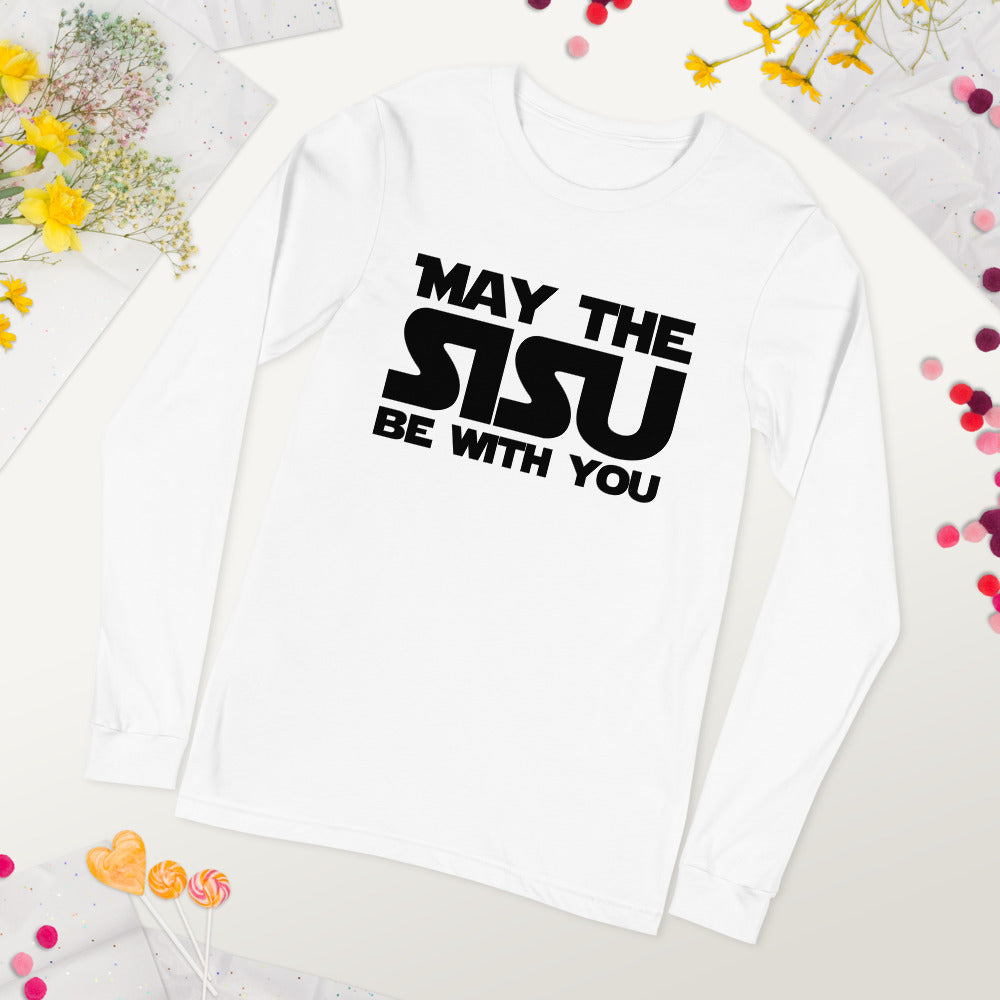 May the sisu... Finnish Culture Long Sleeve Tee - Finnish long sleeve tee from Very Finnish Problems