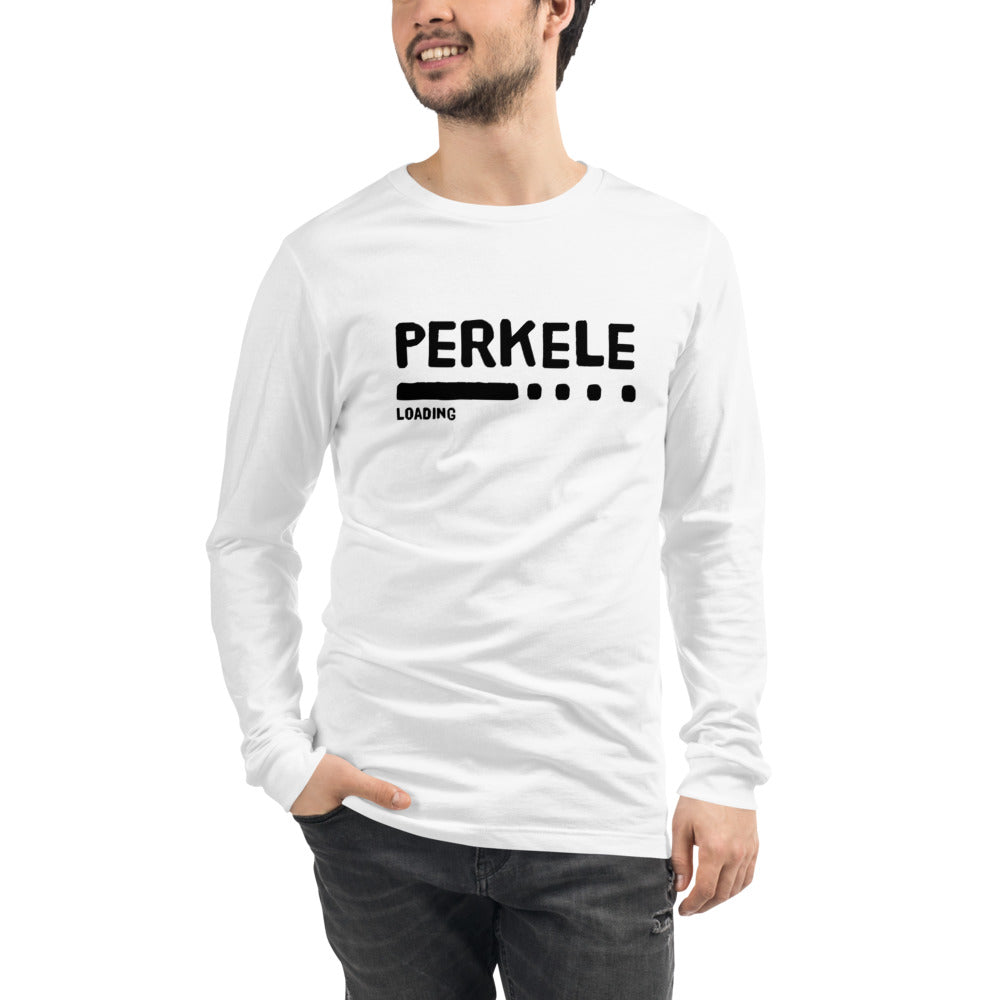Perkele loading... Finnish Long Sleeve Tee - Very Finnish Problems official long sleeve tee