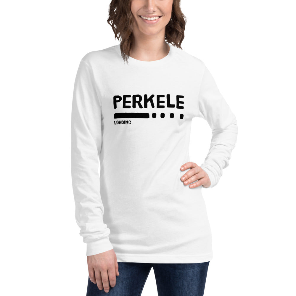 Perkele loading... Finnish Long Sleeve Tee - alternate view - Very Finnish Problems