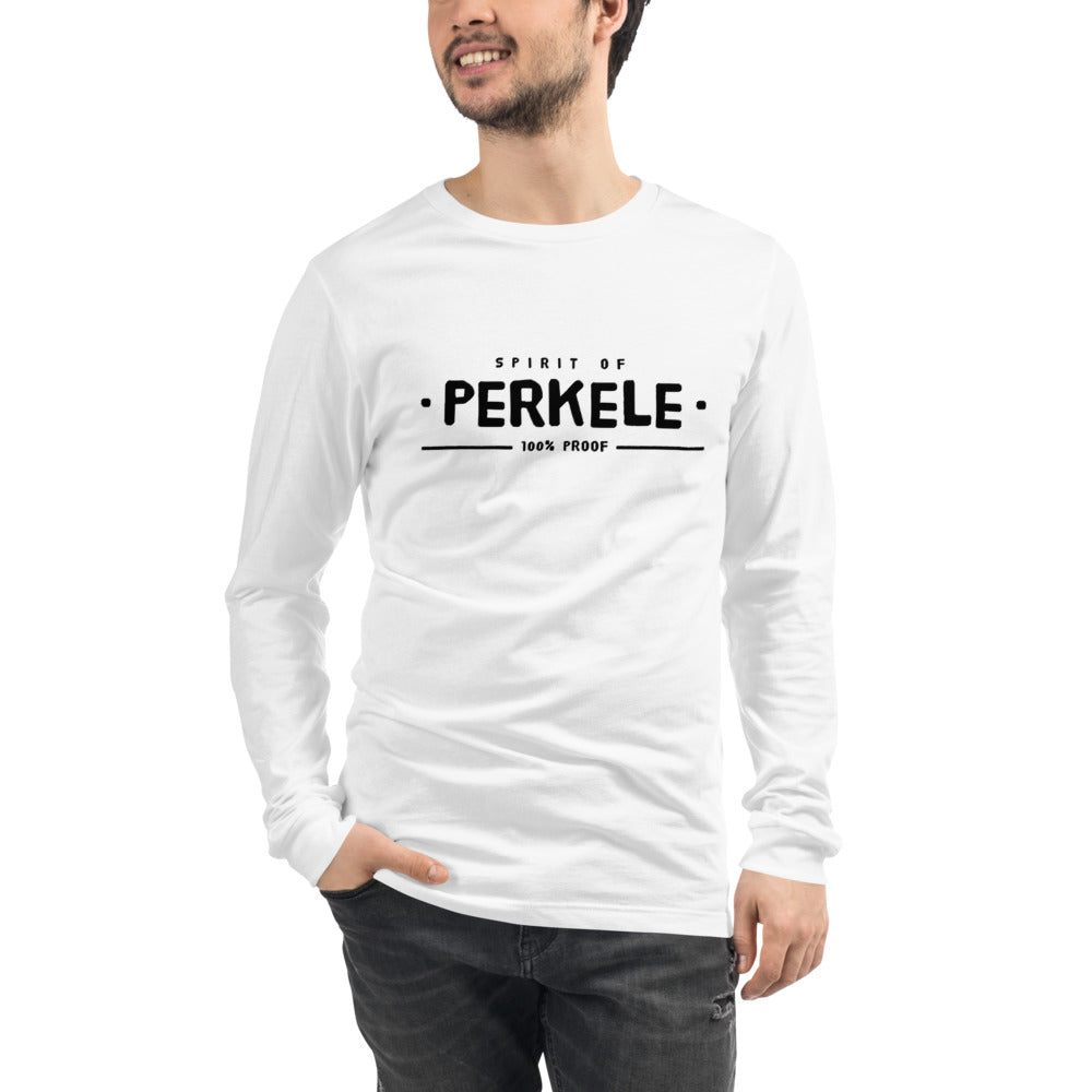 Spirit of perkele Finnish Language Long Sleeve Tee - alternate view - Very Finnish Problems