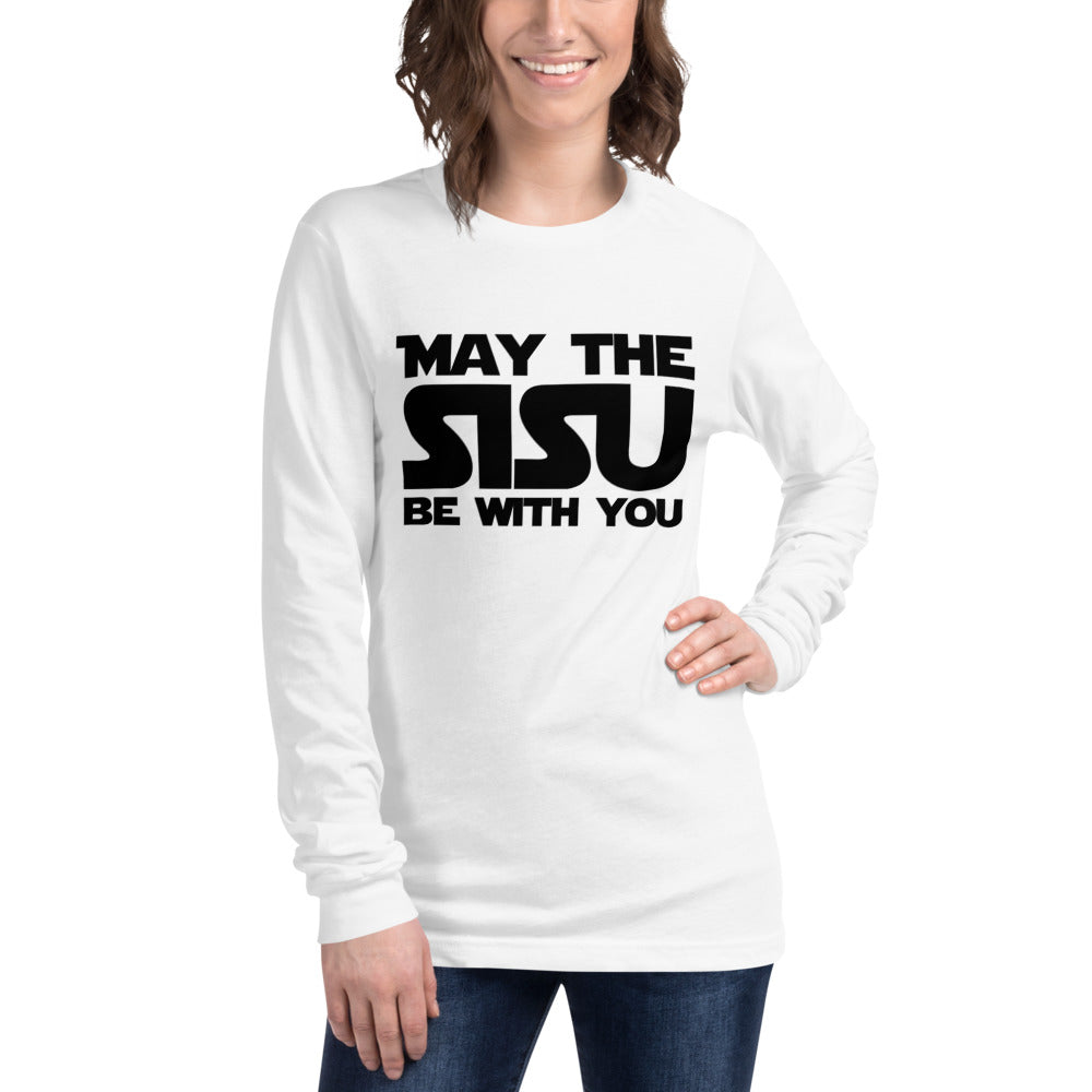 May the sisu... Finnish Culture Long Sleeve Tee - Finnish long sleeve tee from Very Finnish Problems