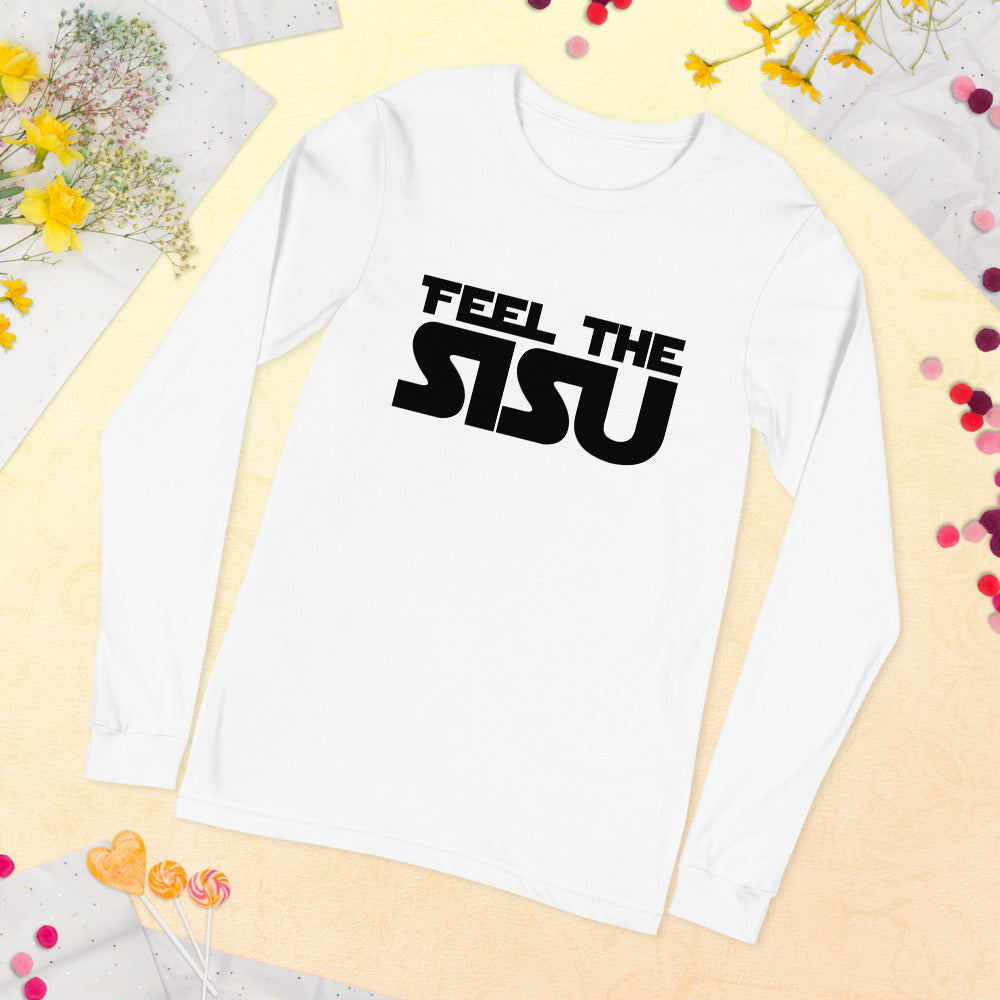 Feel the sisu Finnish long sleeve t-shirt - alternate view - Very Finnish Problems