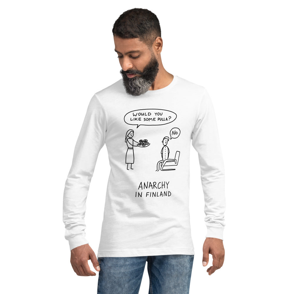 Anarchy in Finland Finnish Food Long Sleeve Tee - Finnish long sleeve tee from Very Finnish Problems