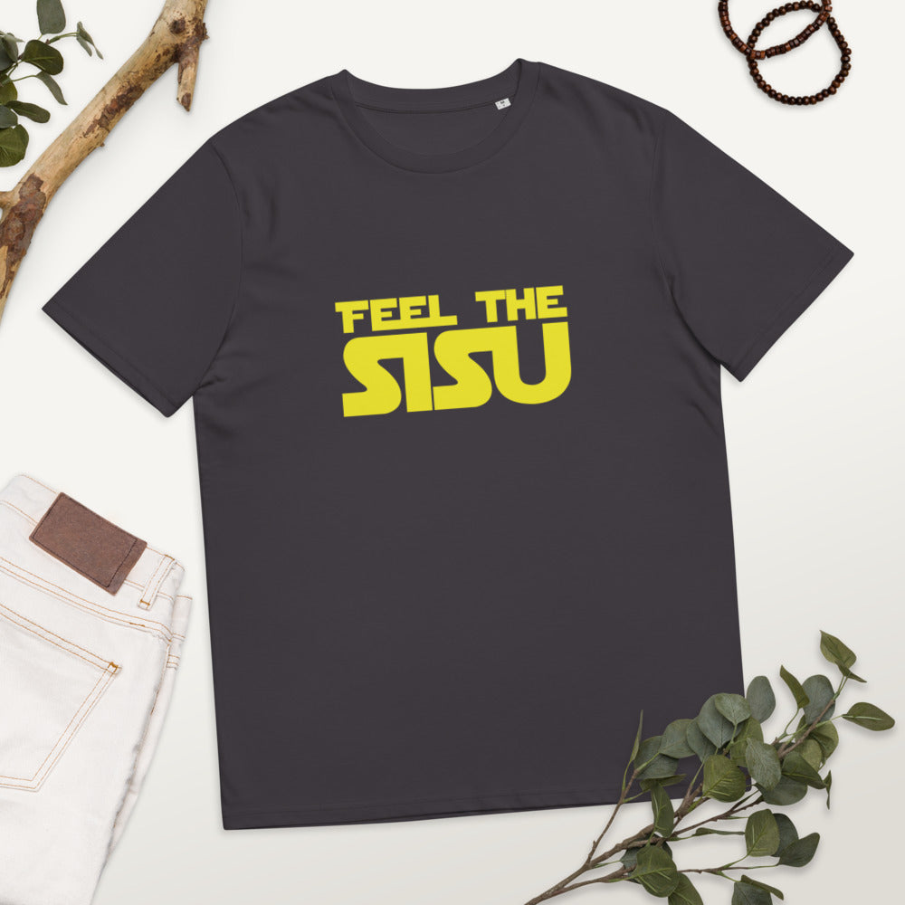 Feel the Sisu Unisex organic cotton t-shirt - Finnish t-shirt from Very Finnish Problems