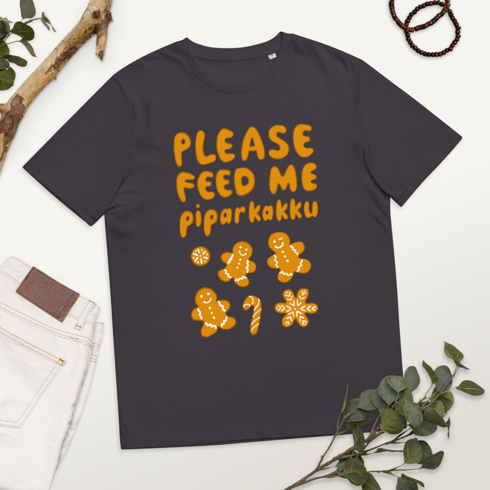 Feed me piparkakku recycled Finnish Food T-Shirt - alternate view - Very Finnish Problems