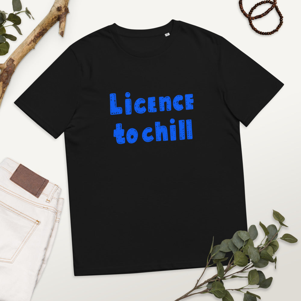 License to chill | Finnish Organic Nature T-Shirt - Finnish t-shirt from Very Finnish Problems