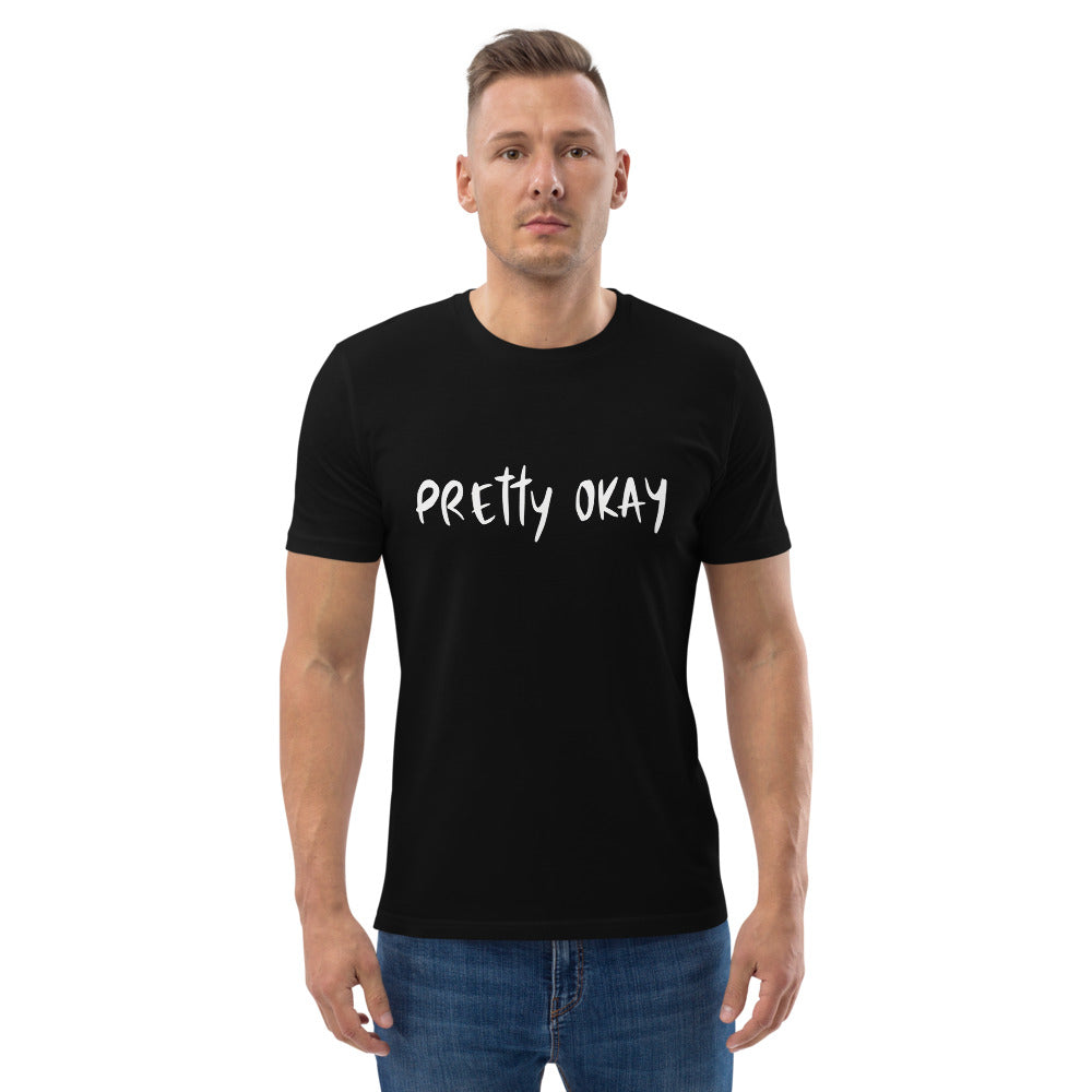Pretty Okay Finnish Organic Humour T-Shirt - Finnish t-shirt from Very Finnish Problems