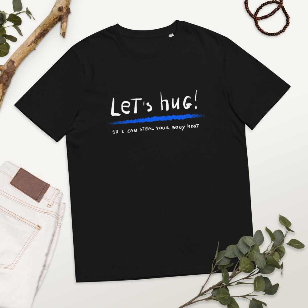 Let's hug! Finnish Organic Nature T-Shirt - alternate view - Very Finnish Problems