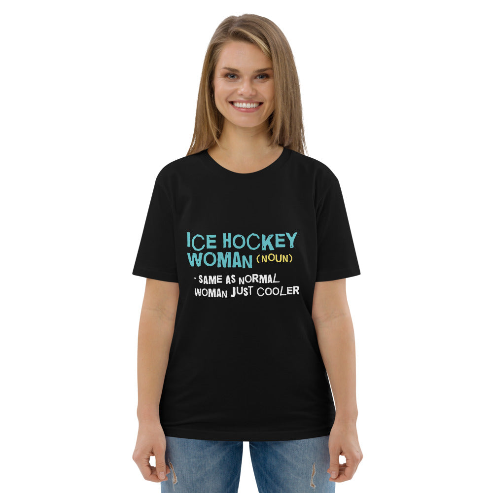 Ice Hockey Woman Finnish Organic Nature T-Shirt - alternate view - Very Finnish Problems