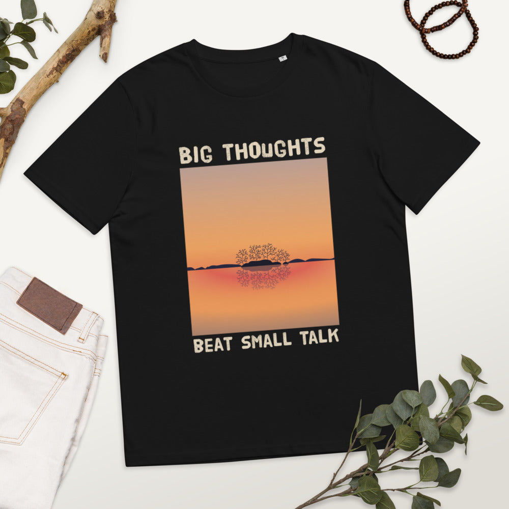 Big Thoughts Beat Small Talk Finnish T-Shirt - Finnish t-shirt from Very Finnish Problems