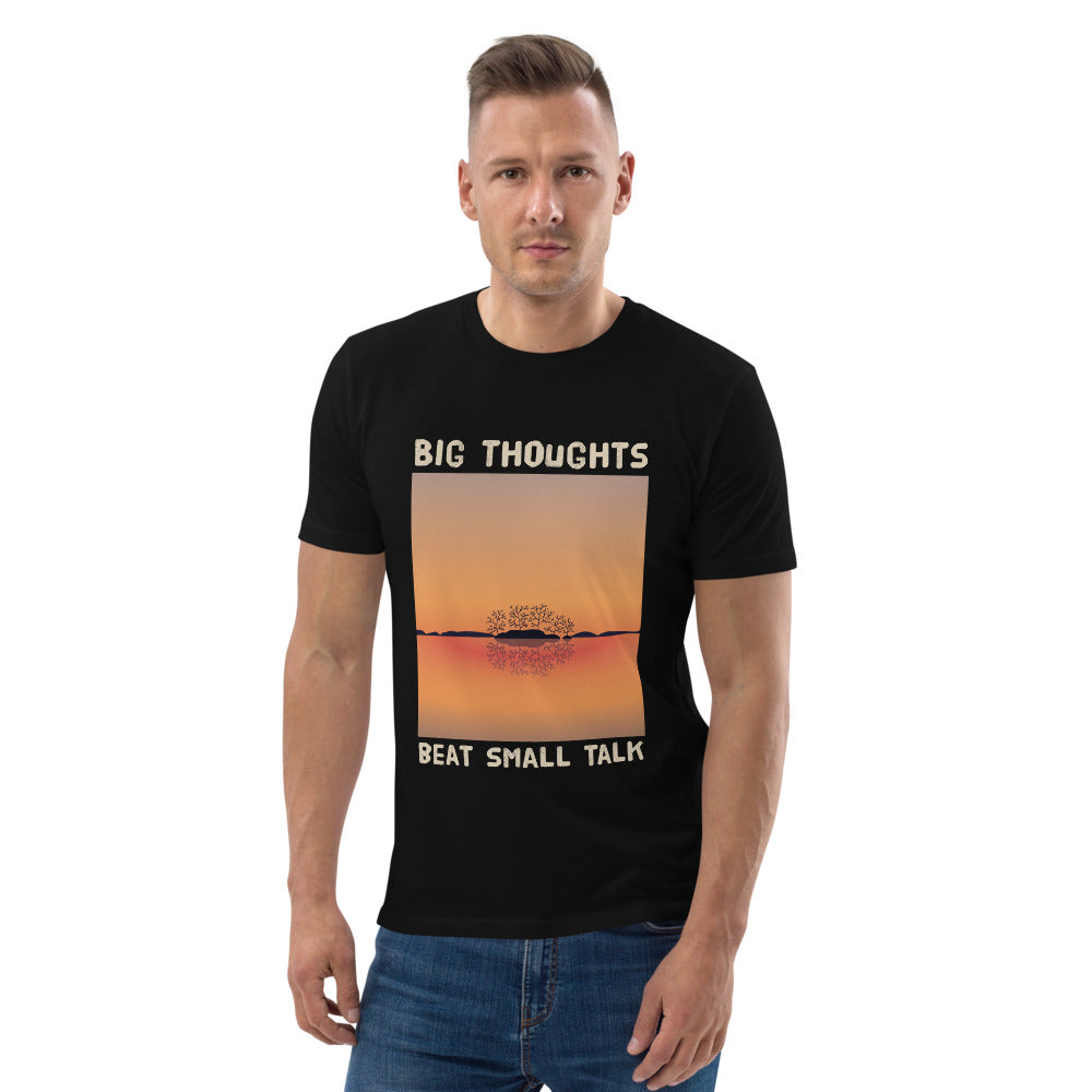 Big Thoughts Beat Small Talk Finnish T-Shirt - Finnish t-shirt from Very Finnish Problems