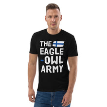 Load image into Gallery viewer, The eagle-owl army Unisex organic cotton t-shirt
