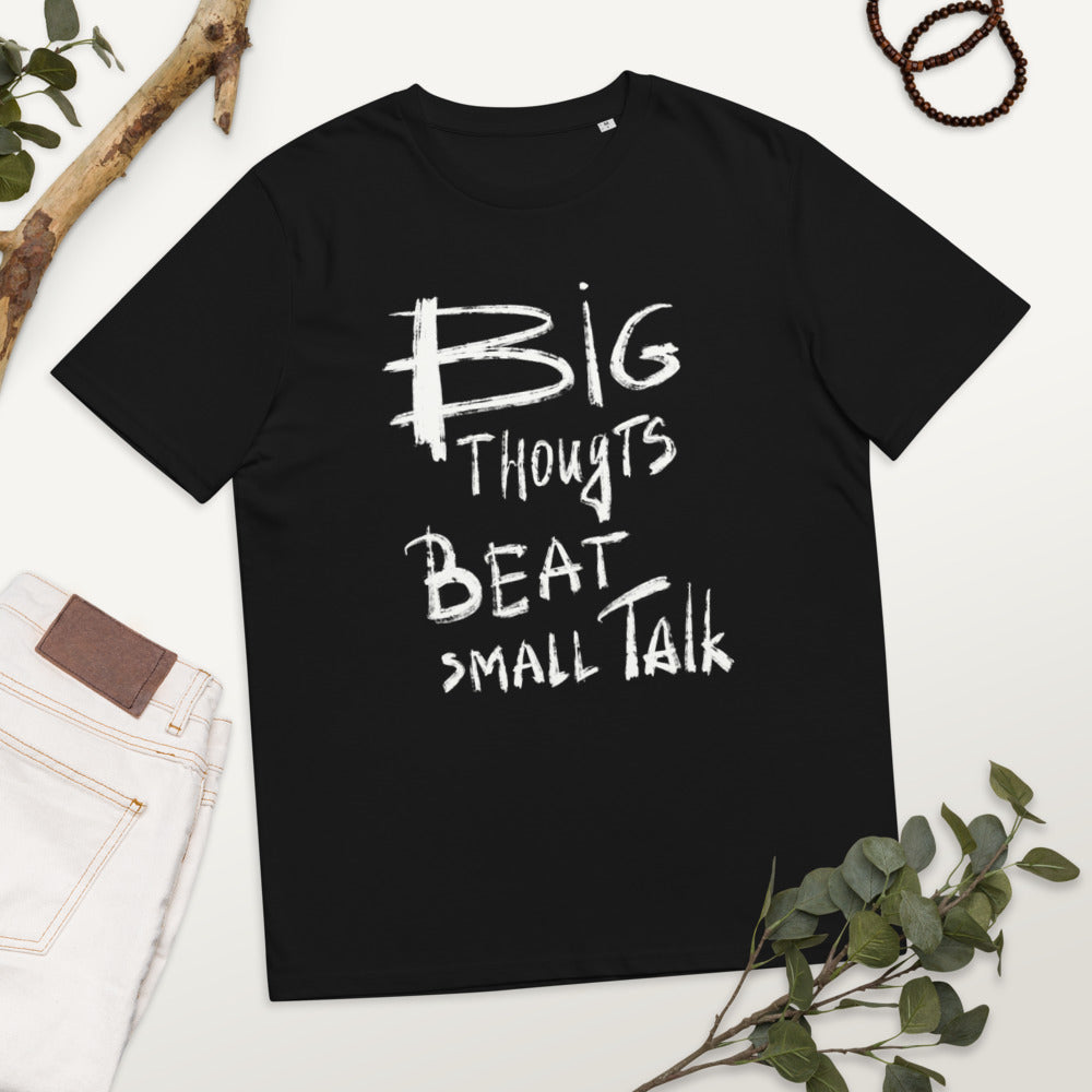 Big thoughts... Finnish Organic Introvert T-Shirt - Finnish t-shirt from Very Finnish Problems
