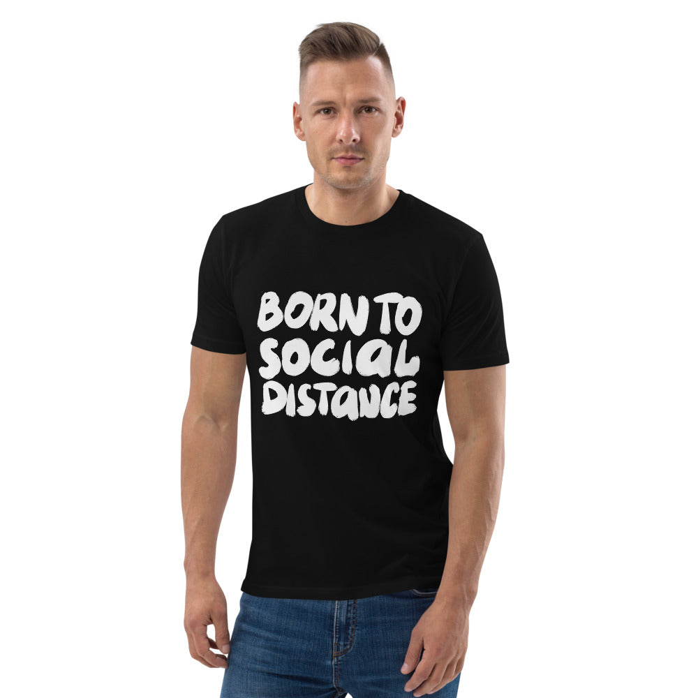 Born to social distance Finnish Organic T-Shirt - Finnish t-shirt from Very Finnish Problems