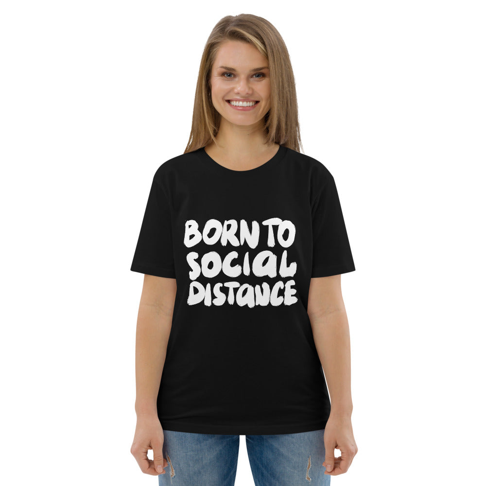 Born to social distance Finnish Organic T-Shirt - Finnish t-shirt from Very Finnish Problems