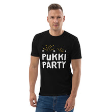 Load image into Gallery viewer, Pukki party Unisex organic cotton t-shirt
