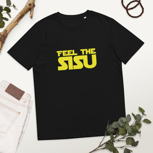 Feel the Sisu Unisex organic cotton t-shirt - Very Finnish Problems official Finnish t-shirt design
